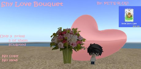 Second Life Marketplace - Shy Love Bouquet